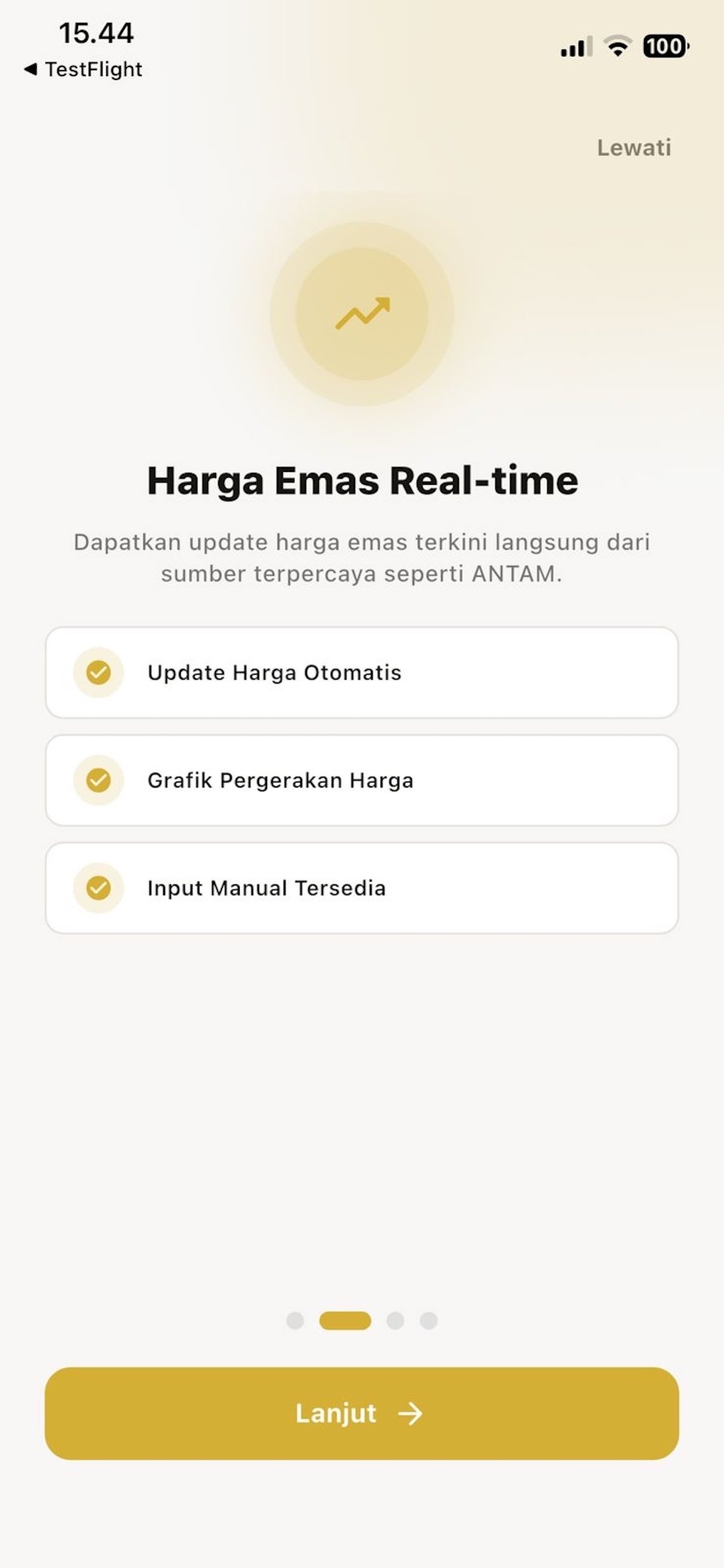 Catat Emas Harga Real-time